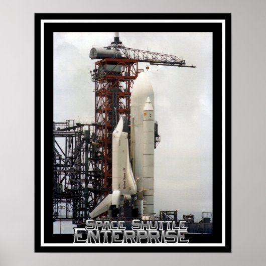Poster Space Shuttle Enterprise (Devant)