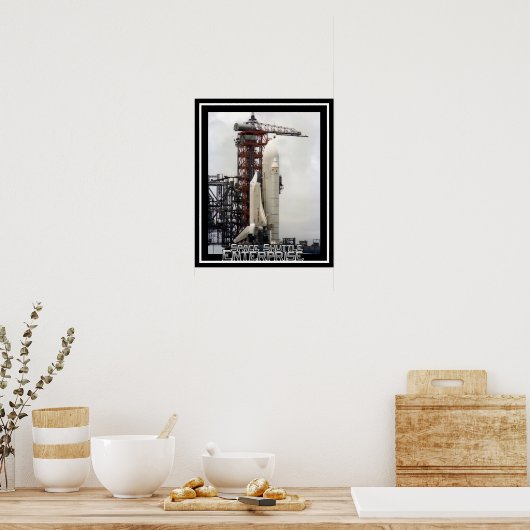Poster Space Shuttle Enterprise (Cuisine)