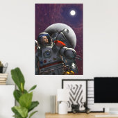 Poster Spaceman (Bureau à domicile)