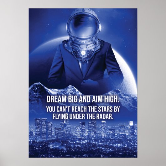 Poster Spacesuit to the Moon Success (Devant)