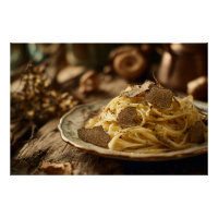 Spaghetti au beurre de truffe
