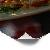 Poster Spaghetti avec Asperges Conseils d'une Riverbank (Coin)