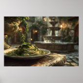 Poster Spaghetti avec Broccoli Rabe (Devant)