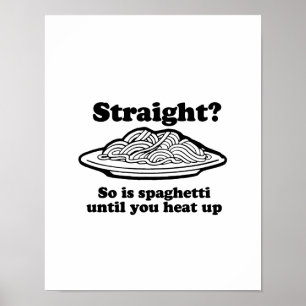 Poster Spaghetti est gay