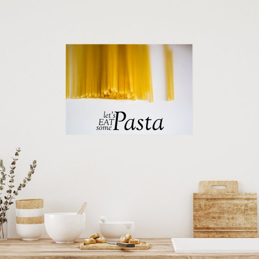 Poster Spaghetti italien (Cuisine)