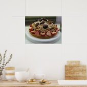 Poster Spaghetti japonais & gâteau de fraises (Cuisine)