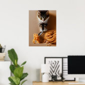 Poster Spaghetti mangeur de chats (Bureau à domicile)