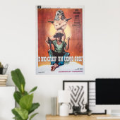 Poster Spaghetti Ouest (Bureau à domicile)