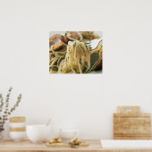 Poster Spaghetti Vongole Bianco (Cuisine)