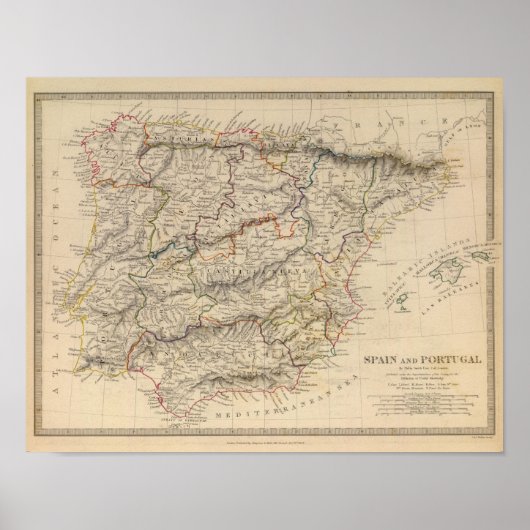 Poster Spain & Portugal (Devant)