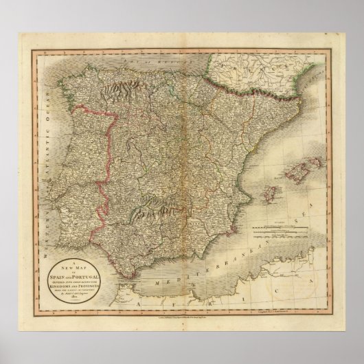 Poster Spain, Portugal 8 (Devant)