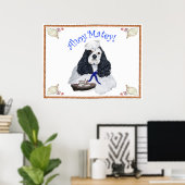 Poster Spaniel Cocker Américain Marin (Bureau à domicile)