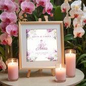 Poster Spanish Cherished Exquisite Floral Pink Orchids