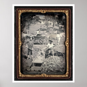 Poster Spanish Flat, 1852 par Joseph Blaney Starkweather