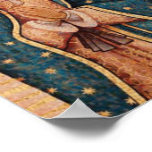 Poster Spanish Guadalupe Mary Funeral Prayer Holy (Coin)