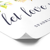 Poster Sparker Sendoff, Mariage de fleurs vibrantes (Coin)