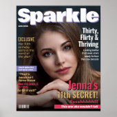 Poster Sparkle Magazine Couverture 30 Flirty & Thriving P (Devant)