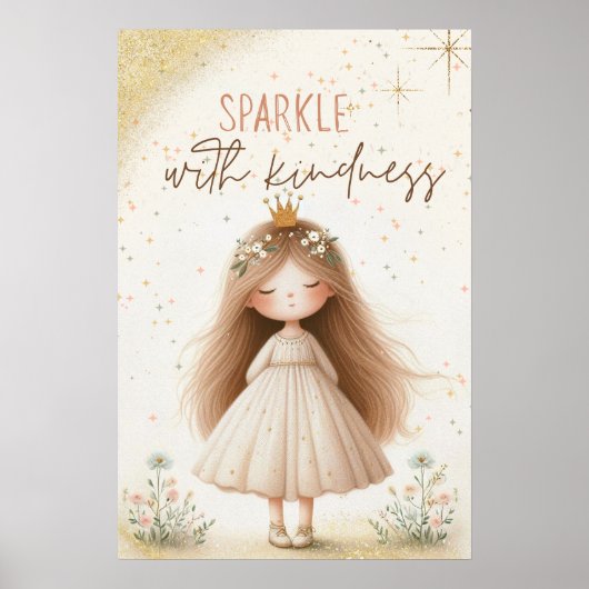 Poster Sparkle with kidness (Devant)