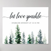 Poster Sparkler Sendoff Mariage de Timber Grove (Devant)
