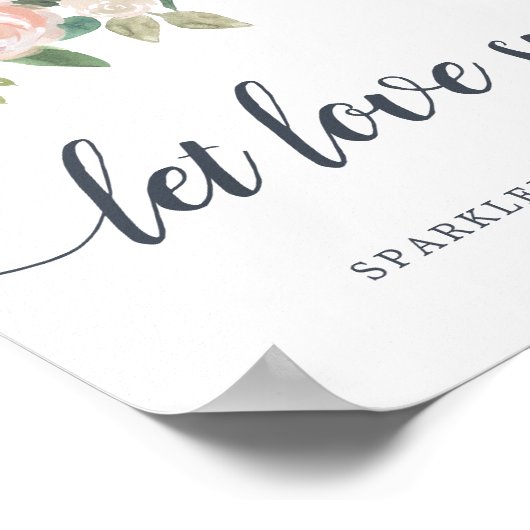 Poster Sparkler Sendoff Sparkler Mariage mi-été (Coin)