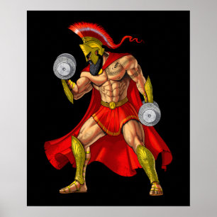 Poster Spartan Weightlifting