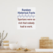 Poster Spartans Were So Rich - History Fact (Cuisine)