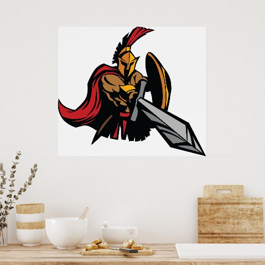 Poster Spartiate (Cuisine)