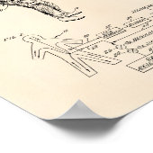 Poster Spatiale échangeur de chaleur 1967 Brevet vieux po (Coin)