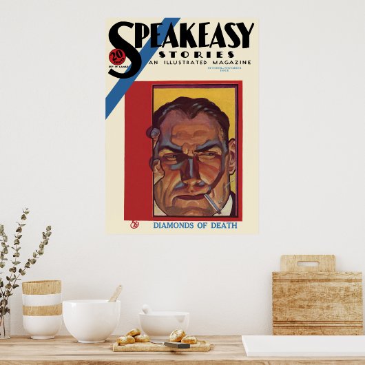 Poster speakeasy (Cuisine)