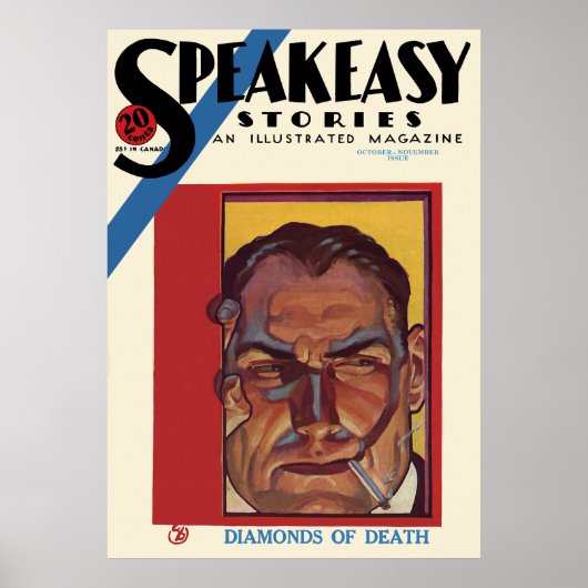 Poster speakeasy (Devant)