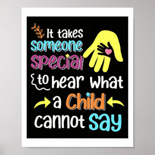 Poster spécial de l'enseignant en éducation spécia