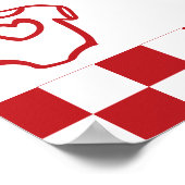 Poster Special Delivery Pizza Baby Shower Welcome (Coin)