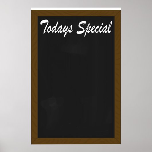 Poster Spécial du jour (Devant)