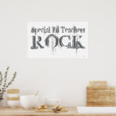 Poster Special Ed Teachers Rock (Cuisine)