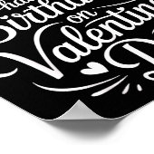 Poster Special People Born Valentine’s Day Heartfelt Febr (Coin)