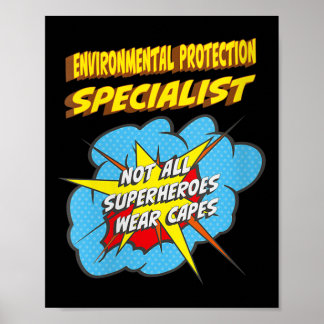 Poster Spécialiste de la protection De l'environnement de