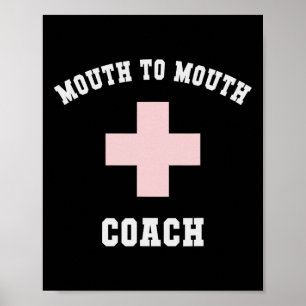 Poster Spécialiste de l'entraîneur de bouche à bouche drô