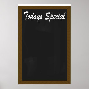 Poster Spécialité du Jour
