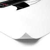 Poster Spécification de la tête de goutte Triumph TR7 (Coin)