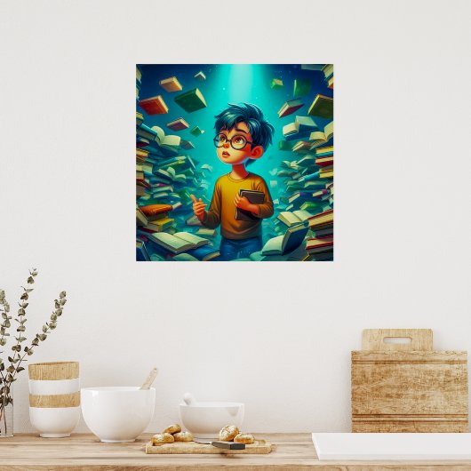 Poster Spécifications dans les piles (Cuisine)