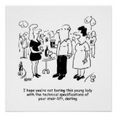 Poster Spécifications techniques d'un monte-escalier (Devant)