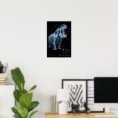 Poster Spécimen de zoo Hippopotame aux rayons X (Bureau à domicile)
