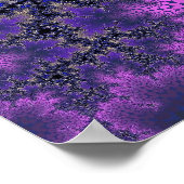 Poster Speckle mauve métallique (Coin)