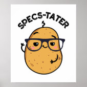Poster Specs-tato Funny Potato Spectacle Pun (Devant)