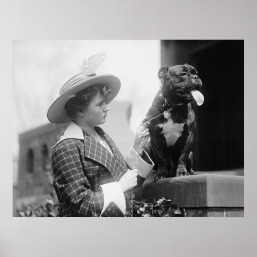 Poster Spectacle de chiens de 1915 (Devant)