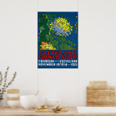 Poster Spectacle de fleurs de Cleveland 1915 (Cuisine)