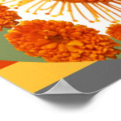 Poster Spectacle de Fleurs MARIGOLD : Art Décoratif (Coin)