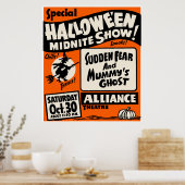 Poster Spectacle du Midnite d'Halloween (Cuisine)
