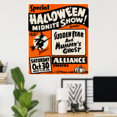 Poster Spectacle du Midnite d'Halloween (Bureau à domicile)