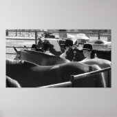 Poster Spectacle en noir et blanc (Devant)